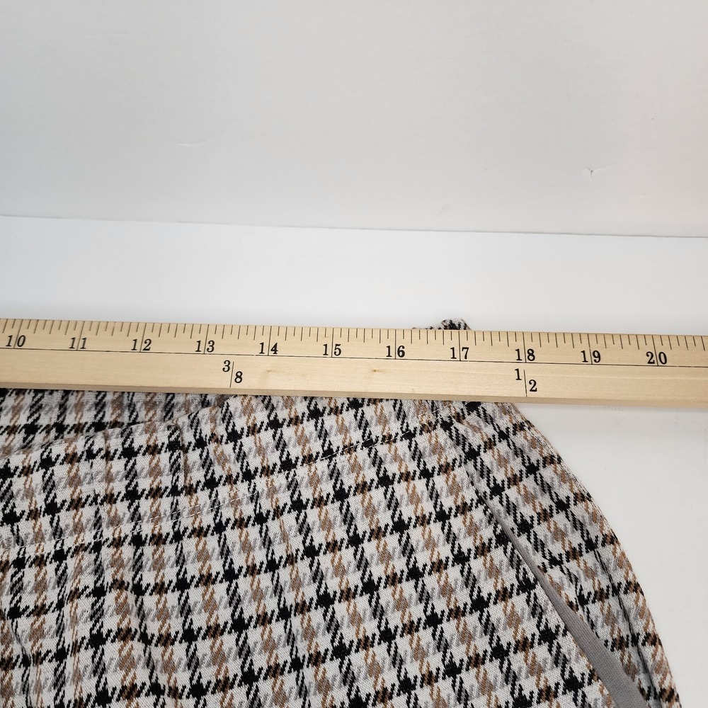 New Lands End Women Tall Houndstooth Capri Pull On Pants Size XL/T 14‎ Inseam 19 - Picture 9 of 9